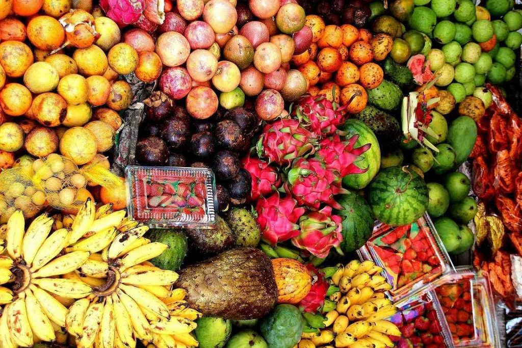 Fruits indonésiens du marché