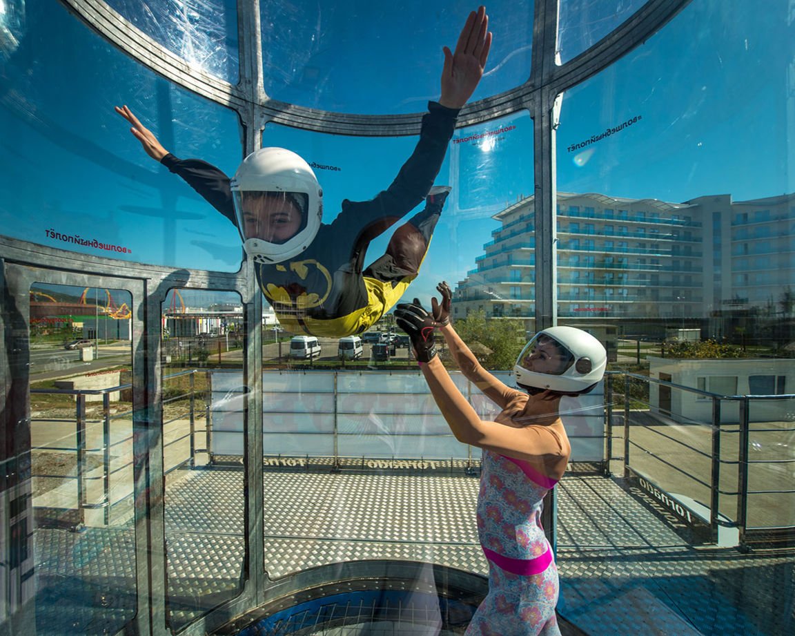 Skydiving in Bali Indoor