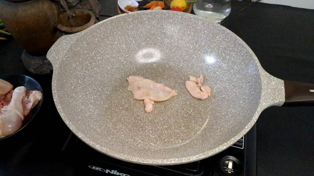 chicken skin, extracting the broth