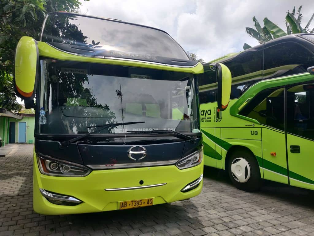 Sleeper bus from Bali