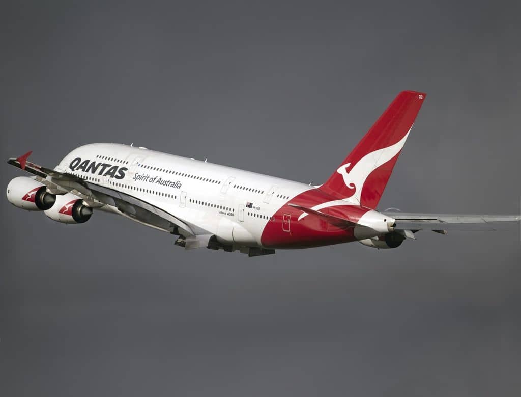 arriving bali qantas