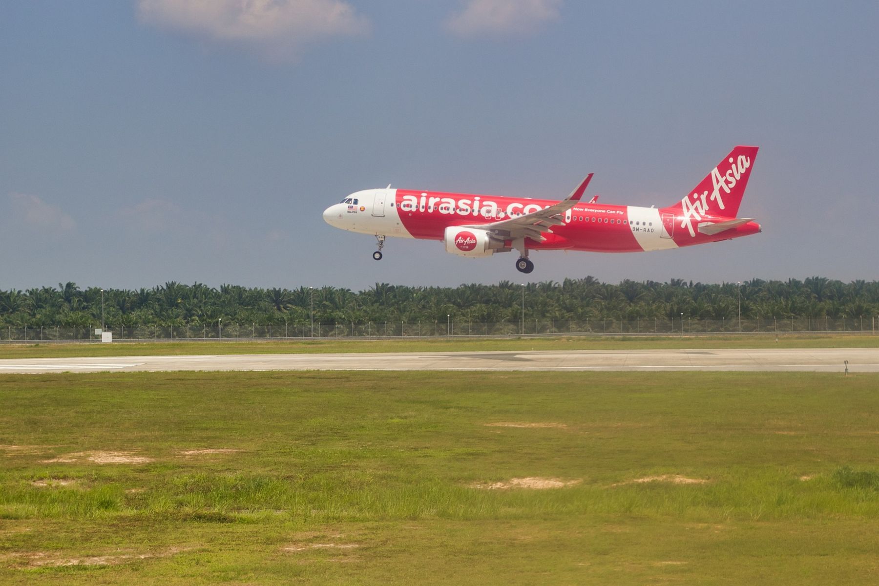 Air Asia Plane from Bali To Manila