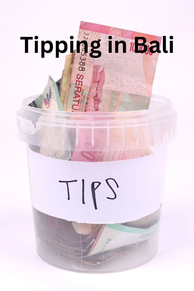 How to tip in Bali