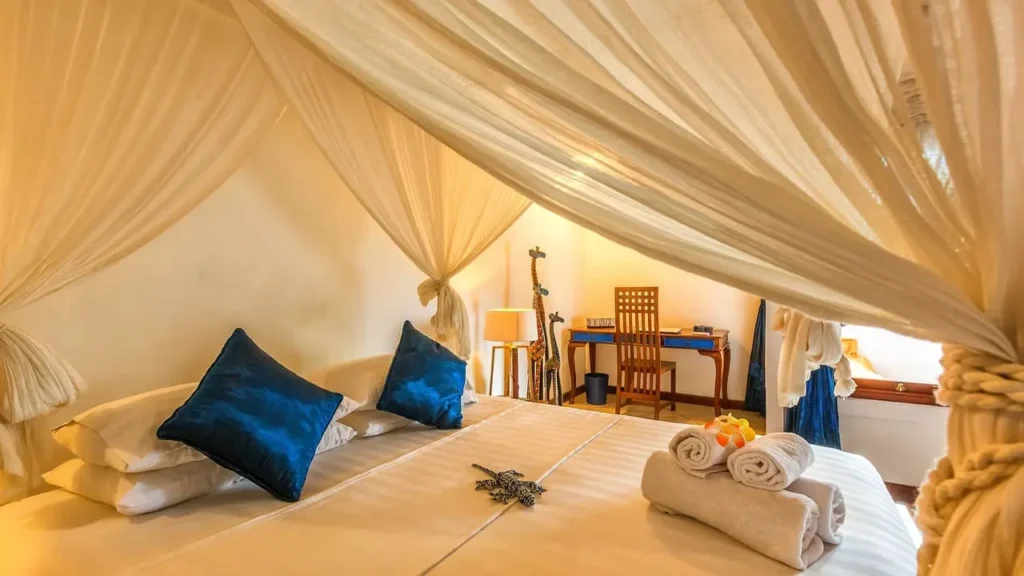 laisser un pourboire sur le lit ou la table de nuit de l'hôtel de Bali