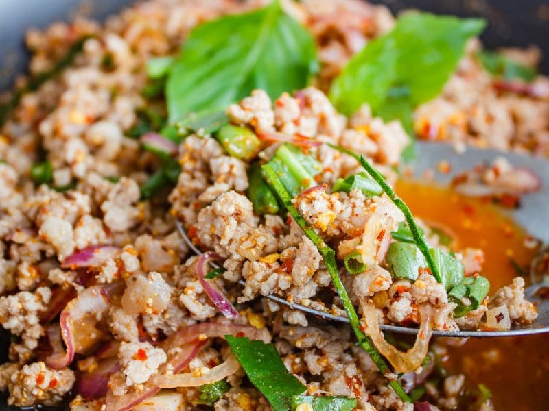 larb Thai vegetarian