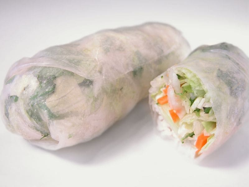 Fresh spring rolls vegetarian