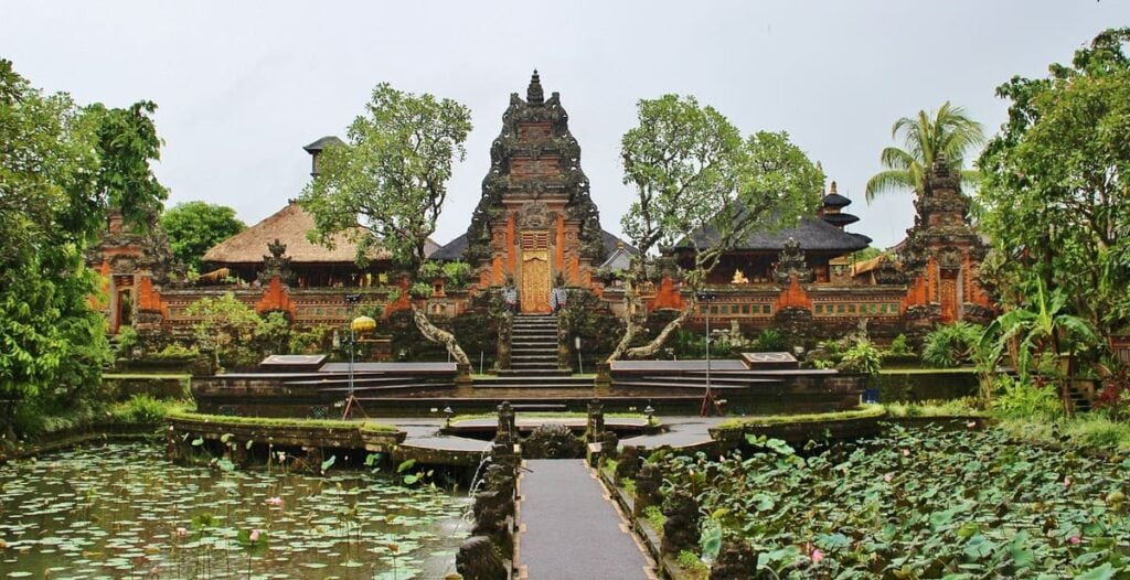 water lilly garden bali ubud