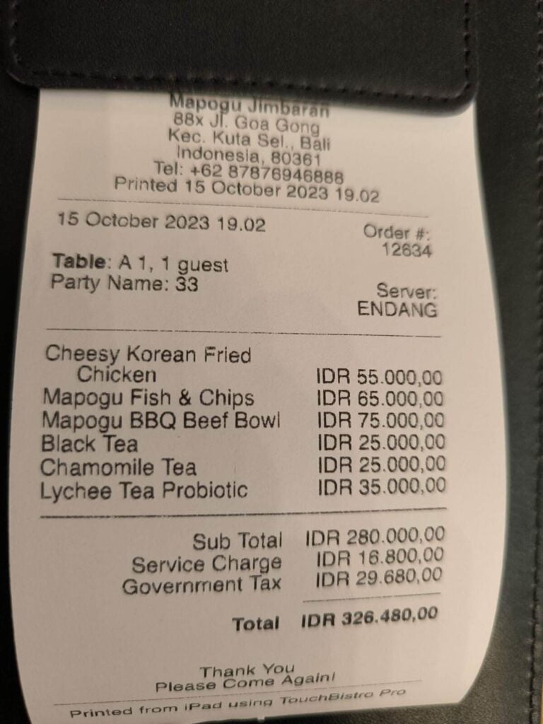 Mapogu bill