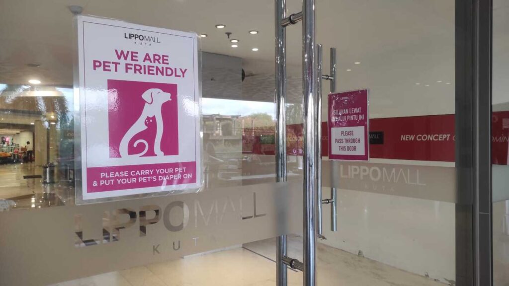 Lippo Mall Pet Friendly!