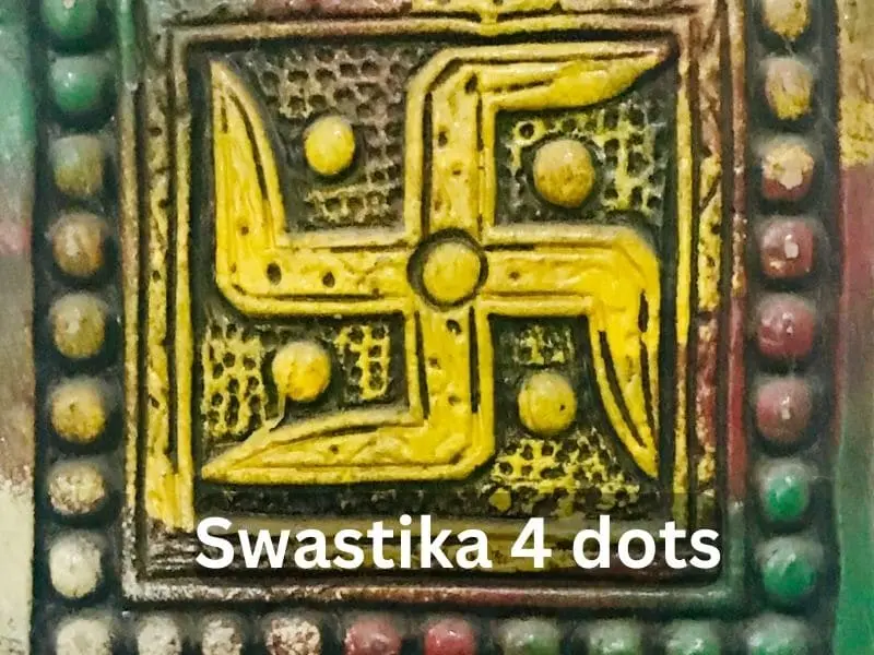 swastika with 4 dots