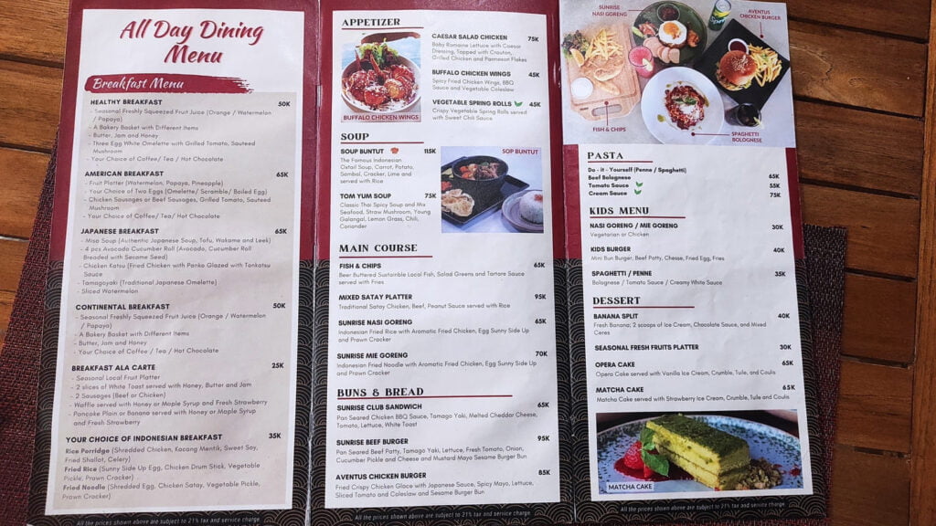 Hiromi restaurant and bar menu